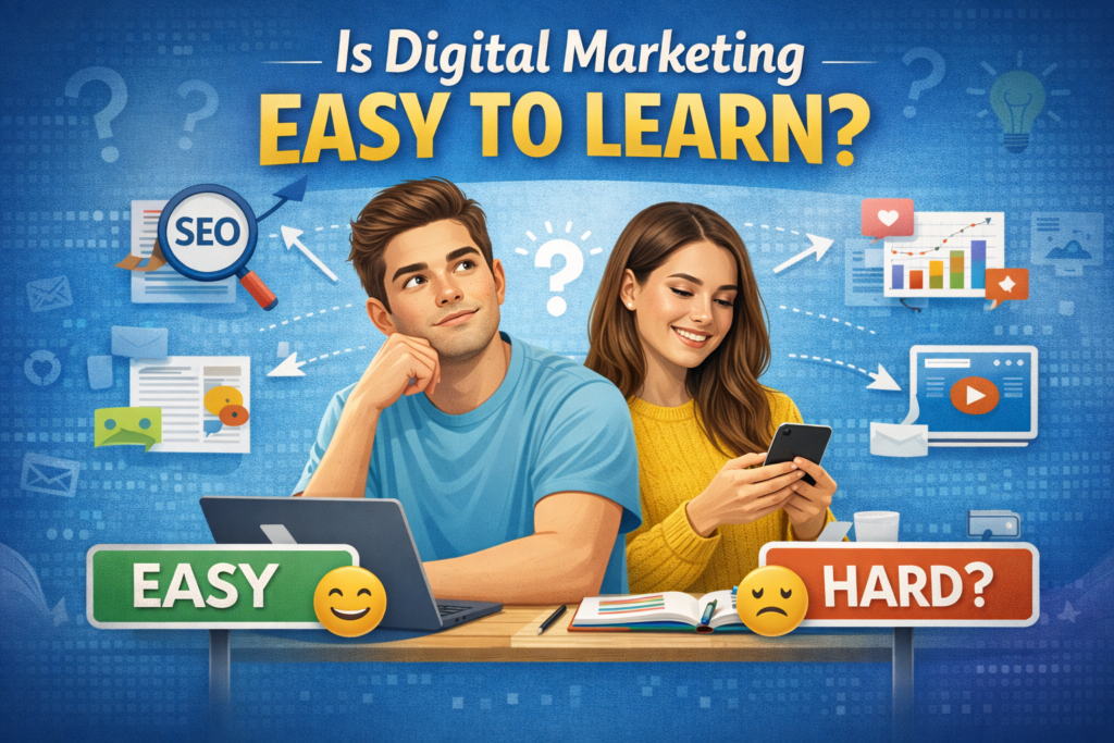 is digital marketing easy to learn